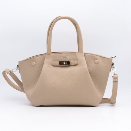 Sac à main Flora&Co simili-cuir grainé bandoulière 0925532 naturel/beige