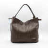 Sac à main Flora&Co simili-cuir tressé bandoulière 0925531 marron foncé