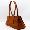 Sac à main long Flora&Co simili-cuir effet daim 0925525 cognac Sac à main long Flora&Co simili-cuir effet daim 0925525 cognac