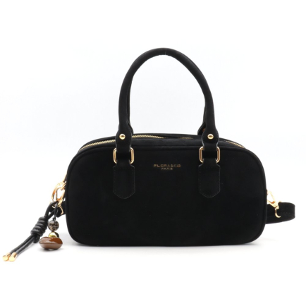 Sac à main bowling Flora&Co simili-cuir façon daim 0925523 noir
