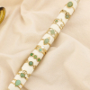 Ensemble 10 bagues acier pierre nuance verte 0425101 vert