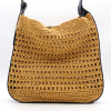 Sac porté épaule femme Flora&Co raphia paille de papier 0926039 bleu foncé