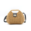 Sac à main femme Flora&Co raphia paille de papier 0926040 noir