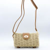Sac clutch femme Flora&Co raphia paille de papier 0926042 écru