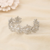 Bracelet Jonc Ouvert Fleurs Marguerites Acier Inoxydable 0226076 argenté